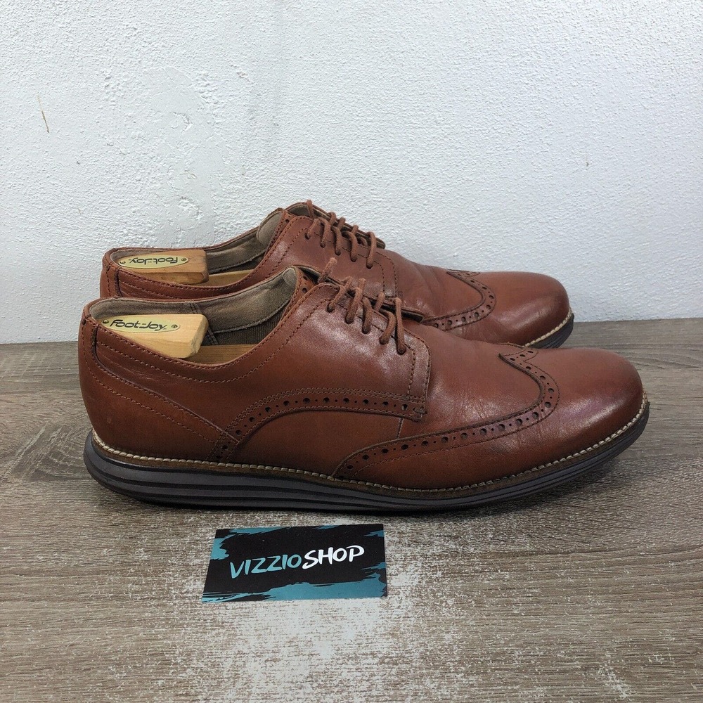 Cole Haan OriginalGrand Woodbury Java Wingtip Oxford Shoes Men's 12 W C26472